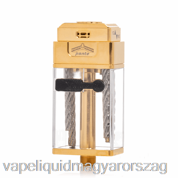 Orca Vape X Mrjustright1 Ponte Xl Rdta Stubb Tank Gold Vape Liquid